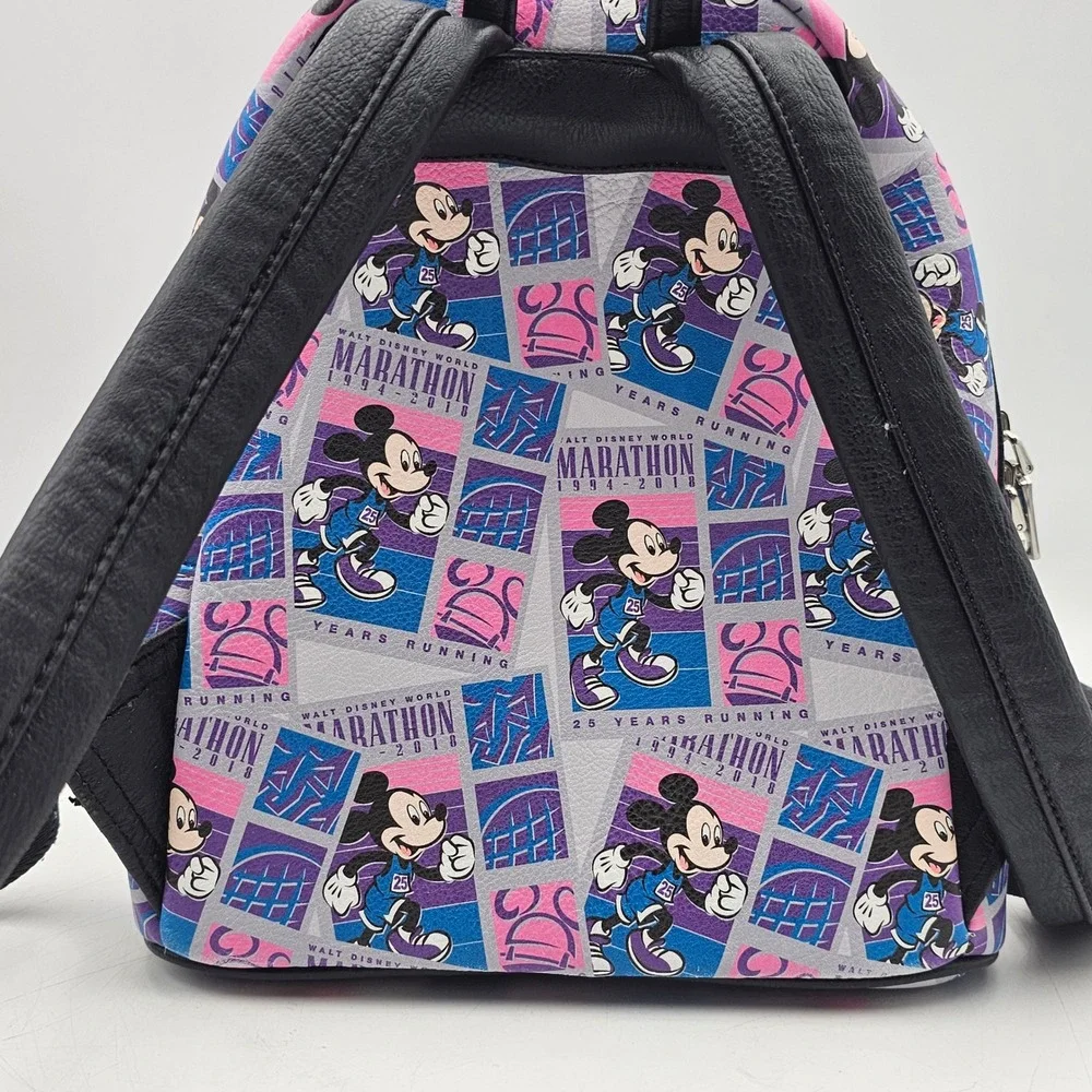 Run Disney Loungefly WDW Running Marathon 25th Anniversary Backpack Bag 2018